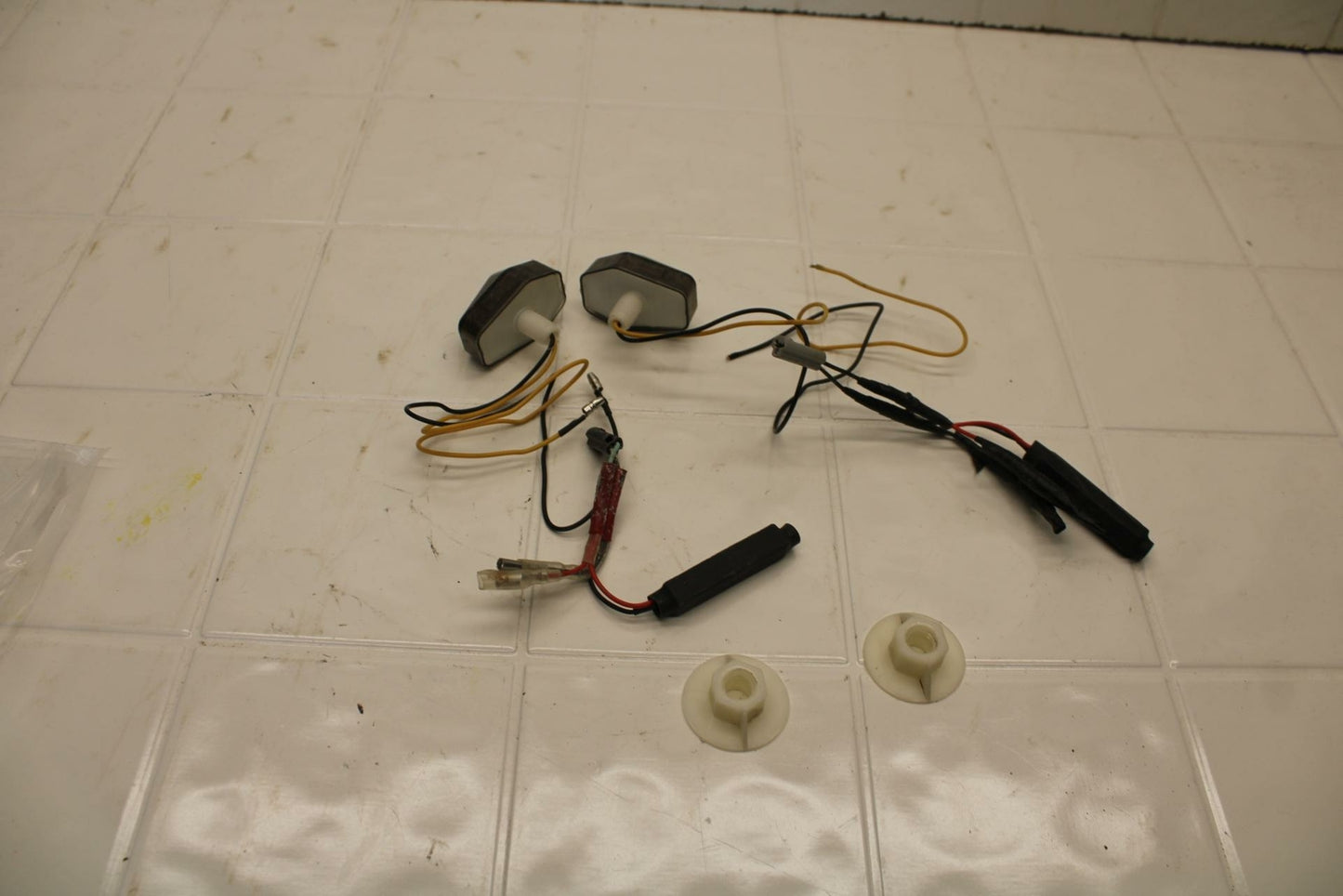 01-02 SUZUKI GSXR750 FRONT LEFT RIGHT TURN SIGNALS LIGHT INDICATORS BB402