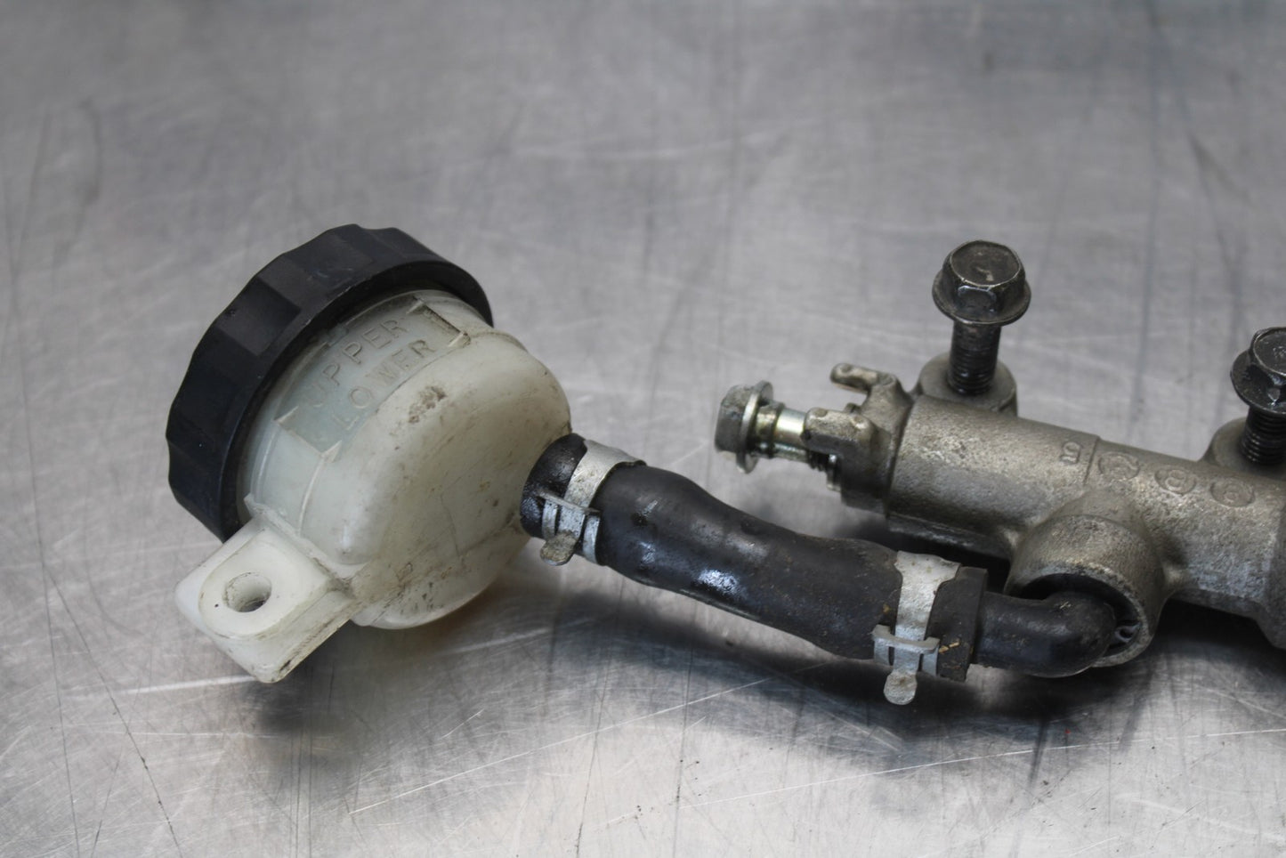 03-08 KAWASAKI VULCAN 1600 REAR BACK BRAKE MASTER CYLINDER W RESERVOIR BB196