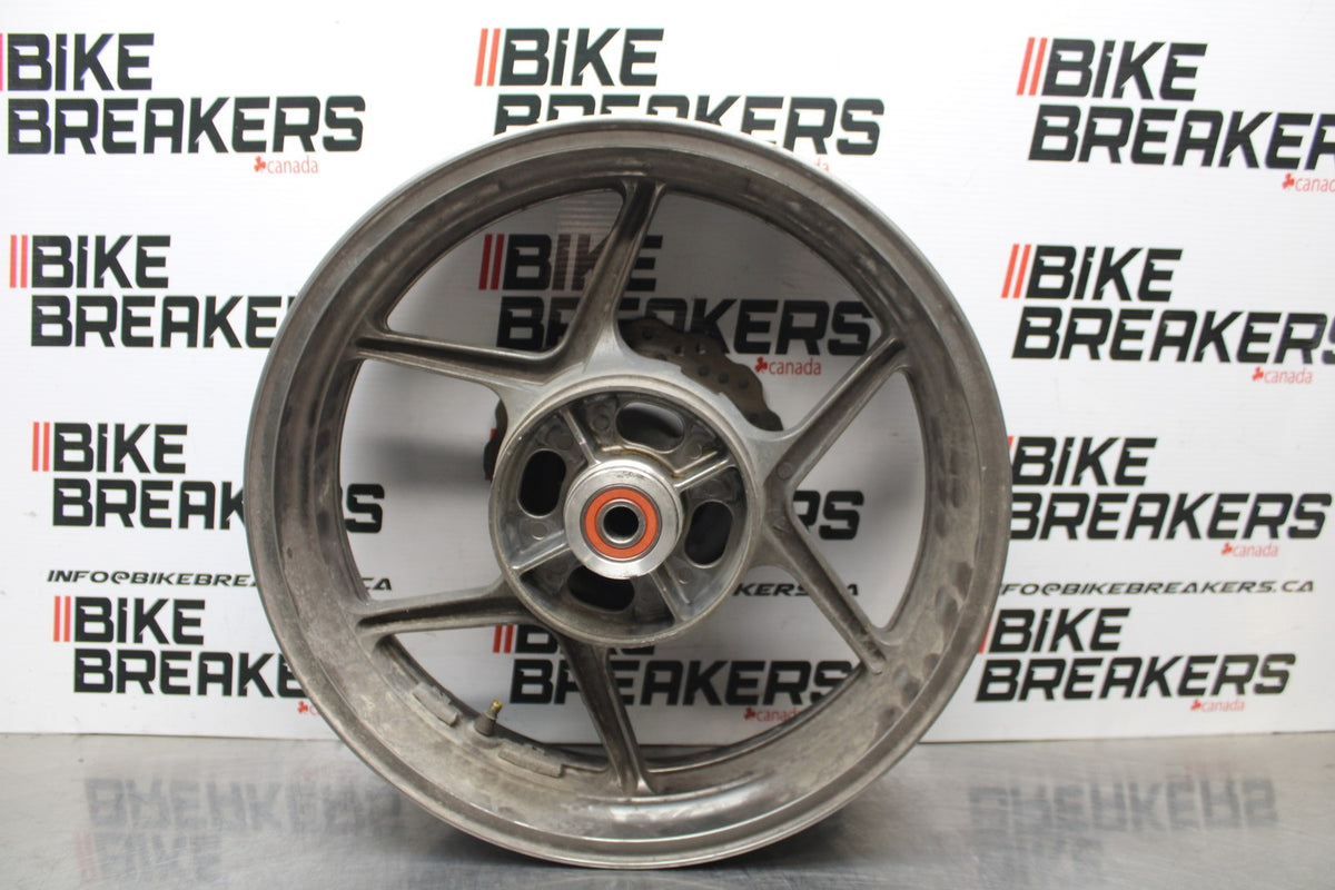 06 KAWASAKI NINJA 650 EX650 REAR WHEEL BACK RIM & ROTOR BB823