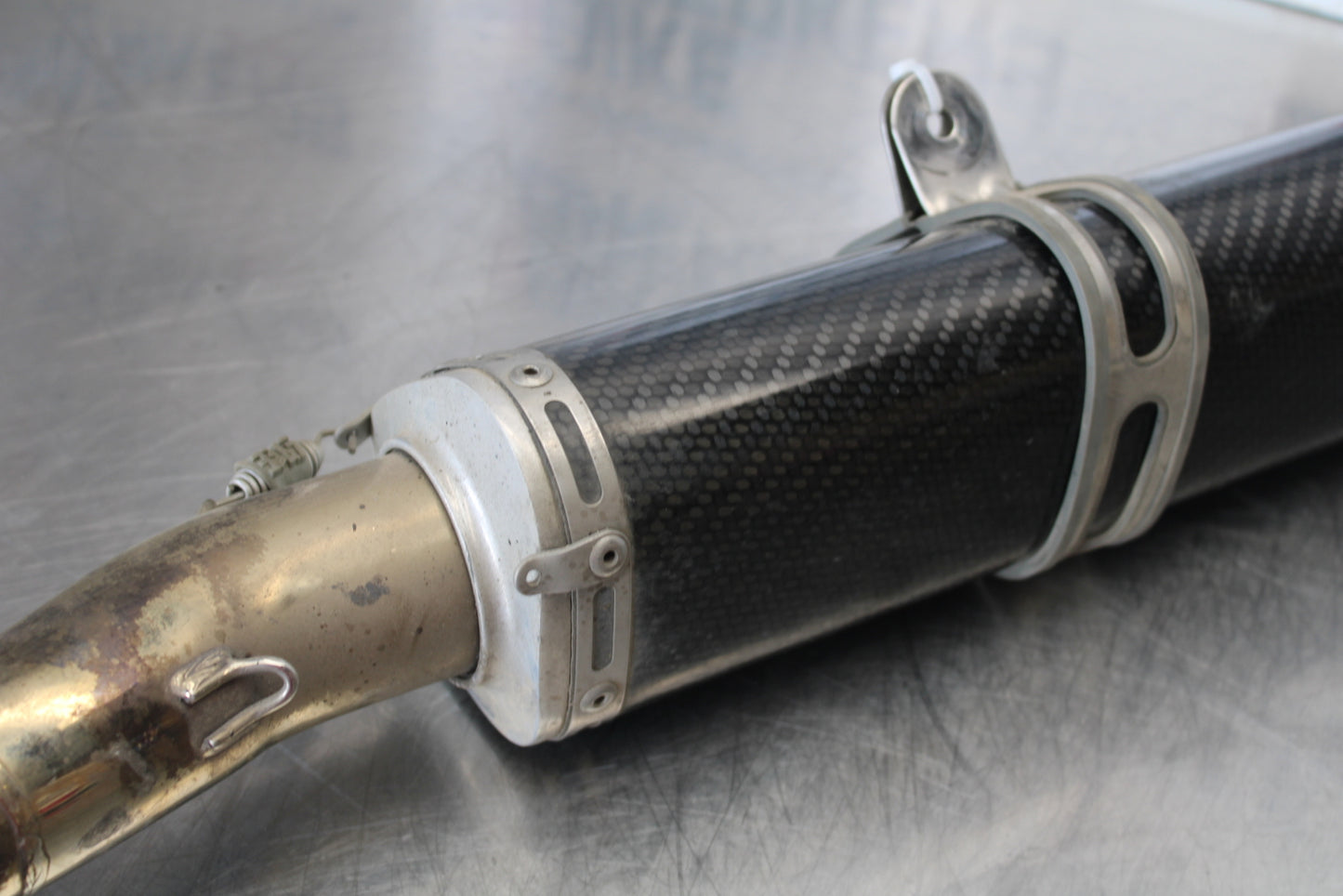 07-08 YAMAHA YZF R1 YOSHIMURA RIGHT EXHAUST MUFFLER SLIP ON CAN SILENCER BB160