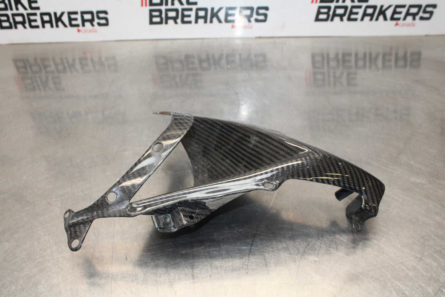 08 KAWASAKI NINJA ZX10R CB - CARBON FIBER FRONT CENTER COWL FAIRING BB201