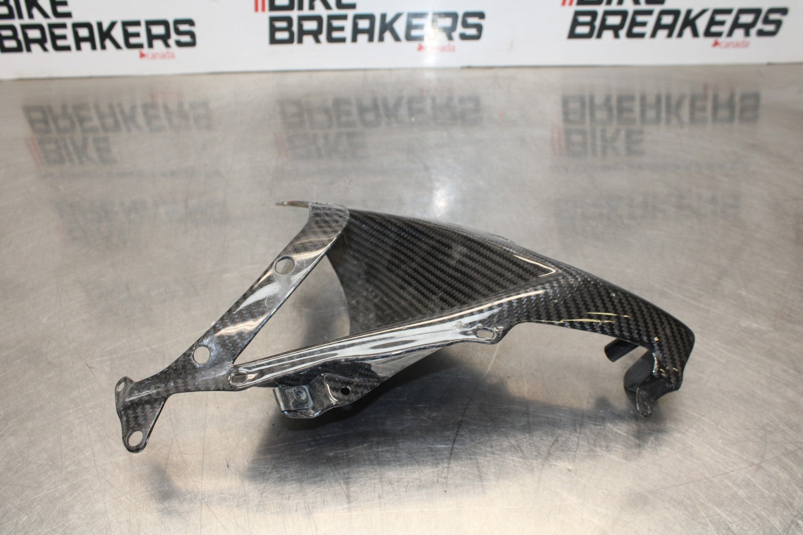 08 KAWASAKI NINJA ZX10R CB - CARBON FIBER FRONT CENTER COWL FAIRING BB201