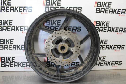 07-08 KAWASAKI NINJA ZX6R REAR WHEEL BACK RIM & ROTOR BB896
