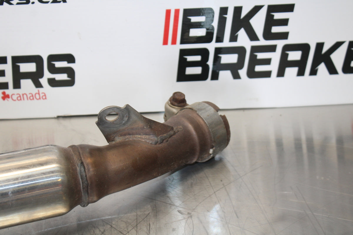 98-05 HONDA SUPER HAWK 1000 VTR1000F RIGHT EXHAUST MUFFLER SLIP ON CAN  BB152