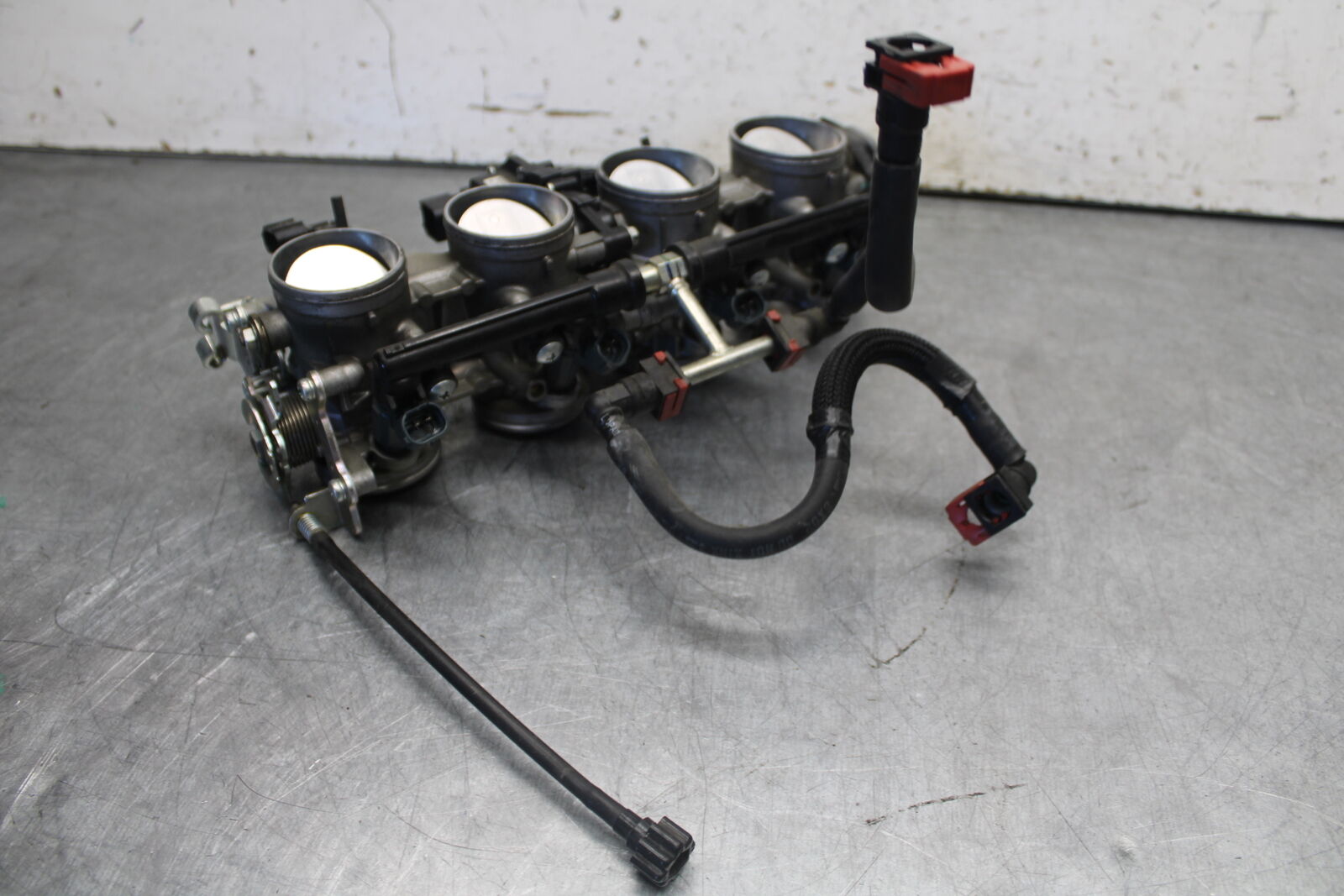 09-12 KAWASAKI NINJA ZX6R MAIN FUEL INJECTORS / THROTTLE BODIES 16163-0128 BB698