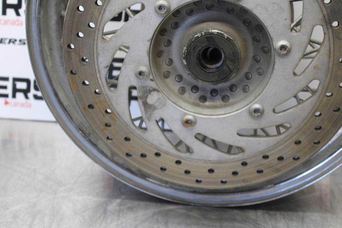 04 YAMAHA ROAD STAR XV1700A REAR WHEEL BACK RIM & ROTOR BB155
