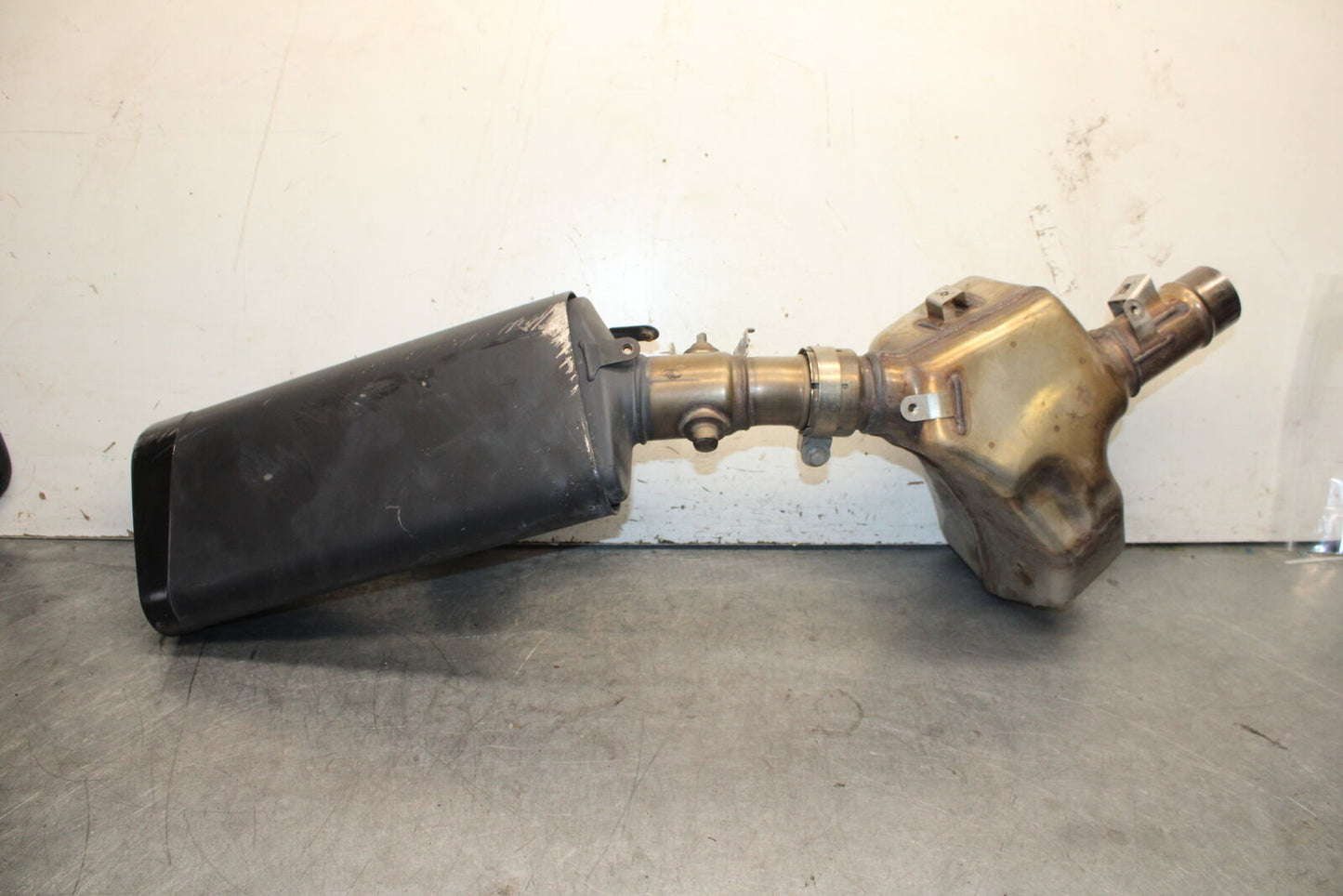 13-18 KAWASAKI NINJA ZX6R EXHAUST PIPE MUFFLER SLIP ON CAN SILENCER BB682