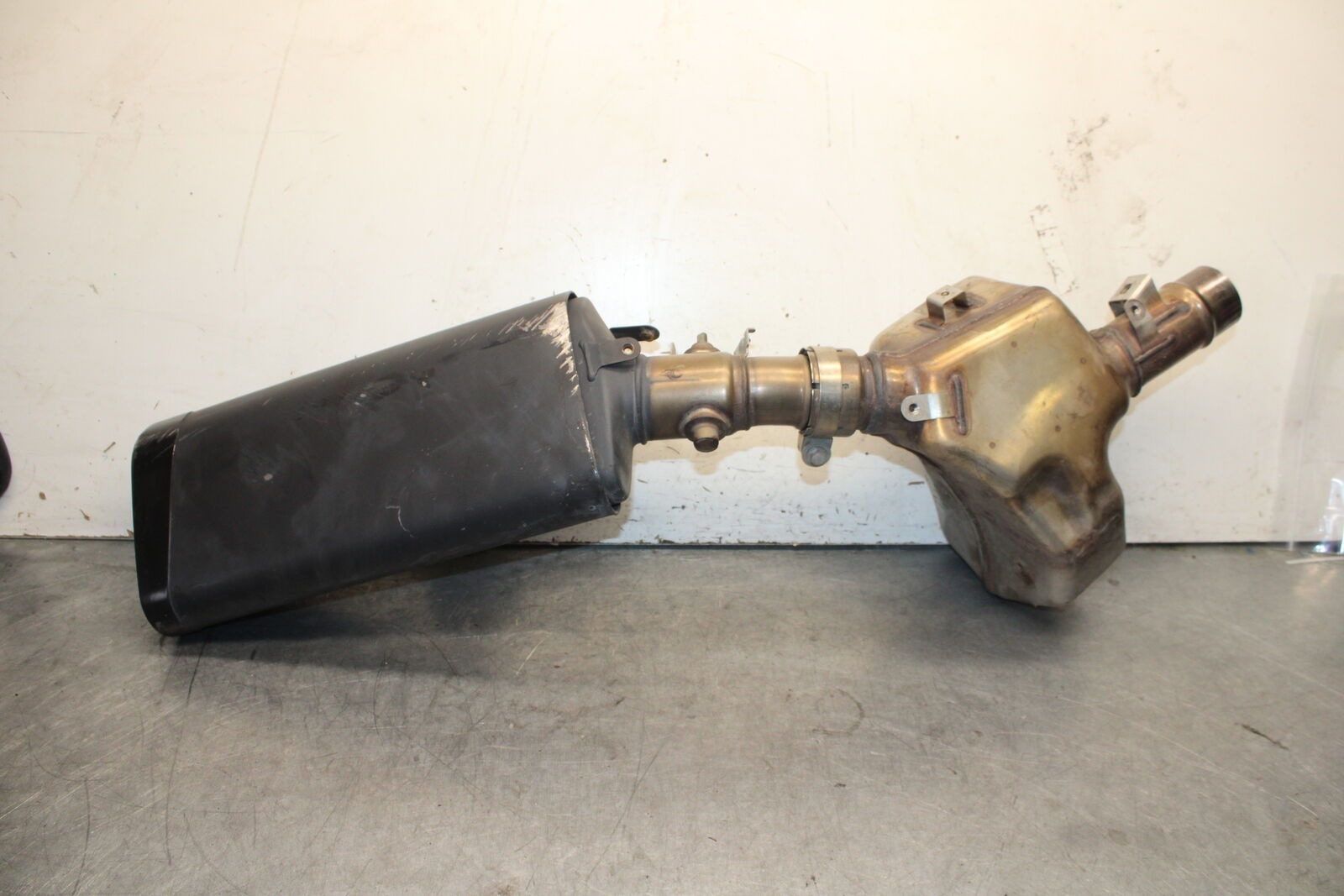 13-18 KAWASAKI NINJA ZX6R EXHAUST PIPE MUFFLER SLIP ON CAN SILENCER BB682