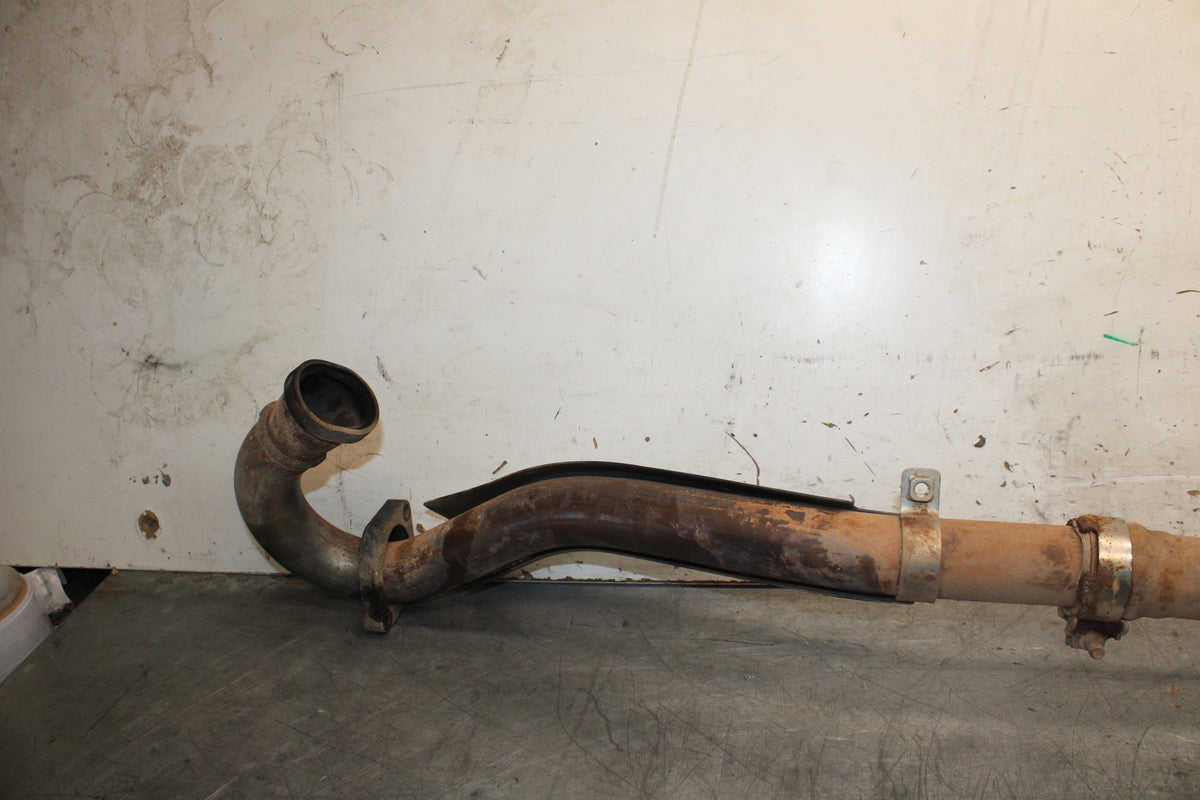 08-18 KAWASAKI KLR650 FULL EXHAUST SYSTEM HEADERS PIPE MUFFLER BB707