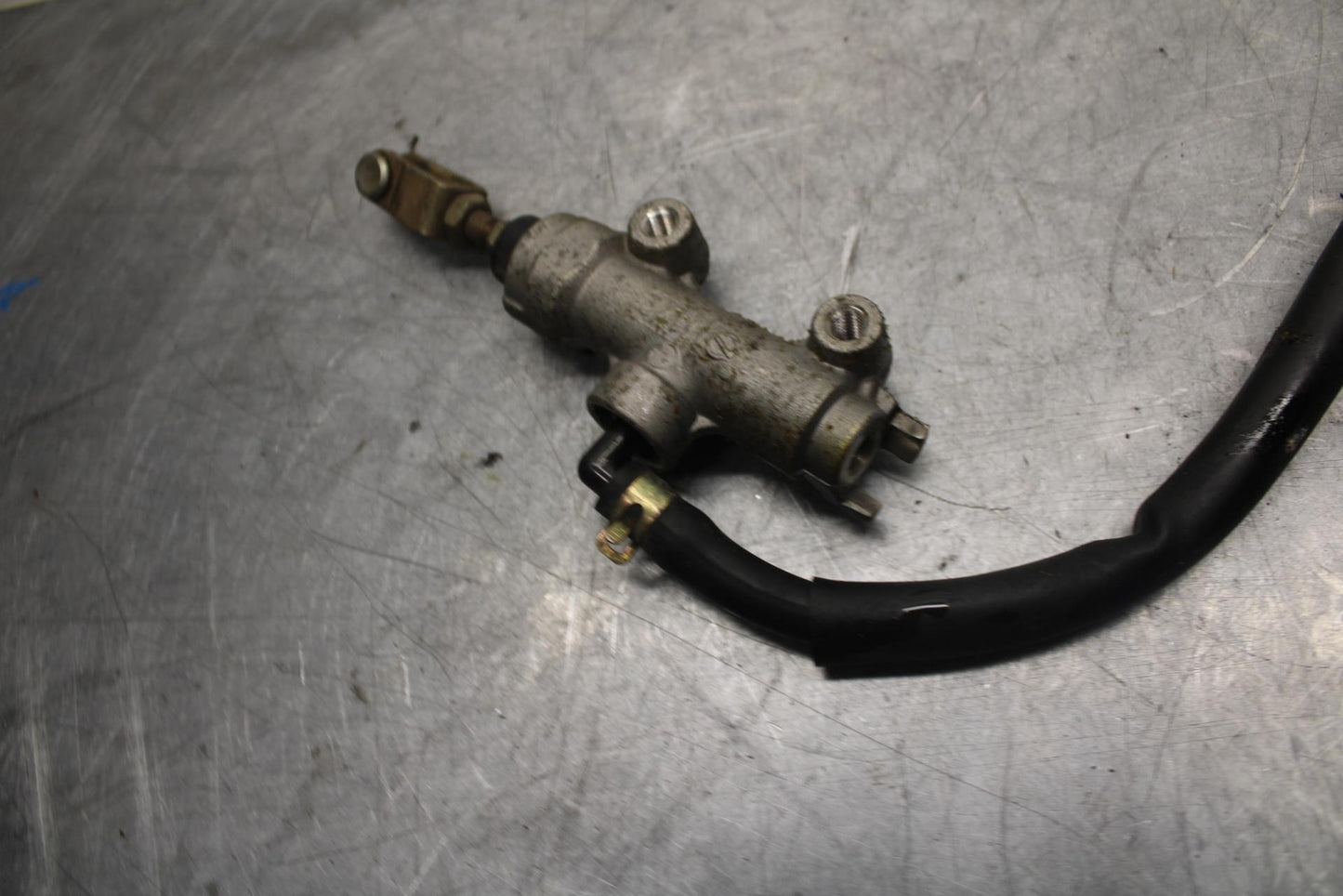 2005 Kawasaki Ninja 500R EX500D REAR BACK BRAKE MASTER CYLINDER W RESERVOIR BB36