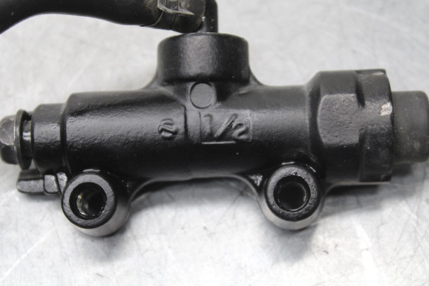 09-12 KAWASAKI NINJA ZX6R REAR BACK BRAKE MASTER CYLINDER W RESERVOIR BB640