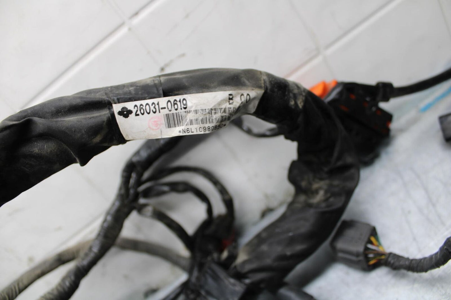 07-08 KAWASAKI CONCOURS 1400 ABS MAIN  WIRING HARNESS MOTOR WIRE LOOM BB449