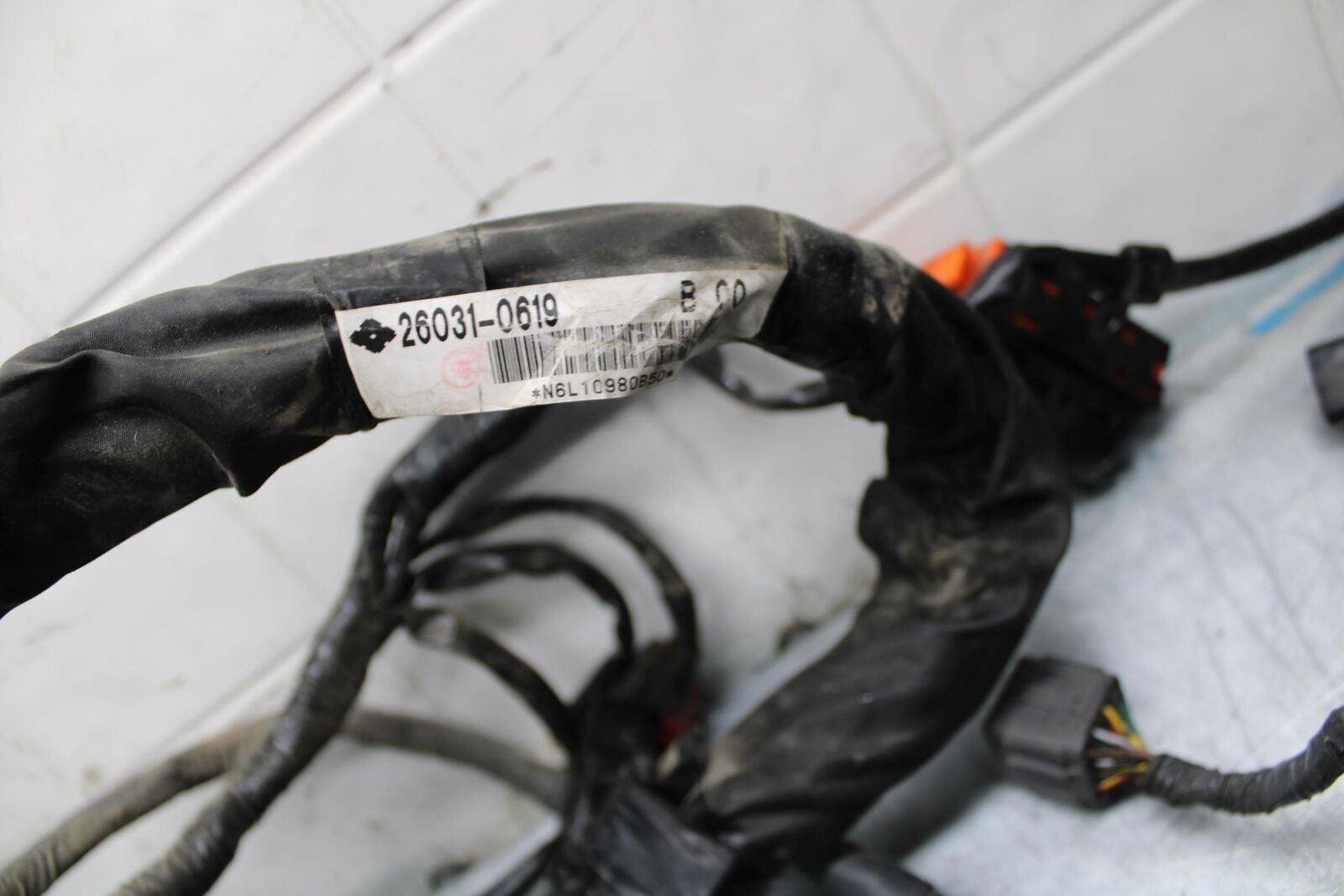 07-08 KAWASAKI CONCOURS 1400 ABS MAIN  WIRING HARNESS MOTOR WIRE LOOM BB449