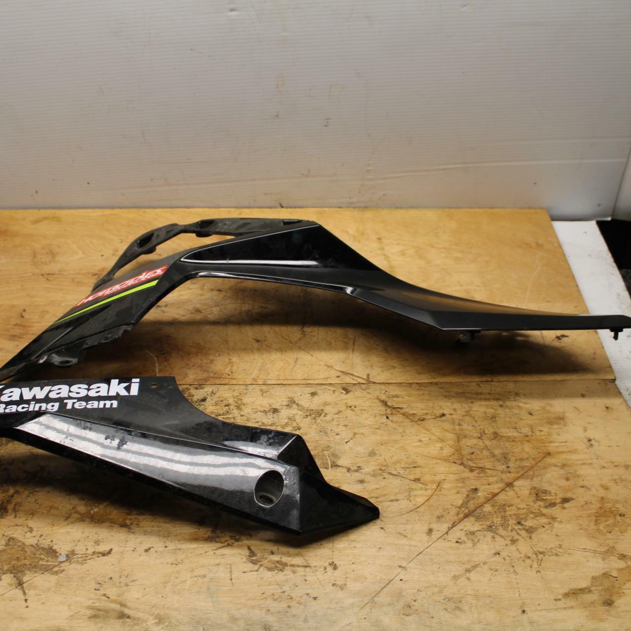18-22 KAWASAKI NINJA 400 EX400 ABS LEFT MID UPPER SIDE FAIRING COWL BB334