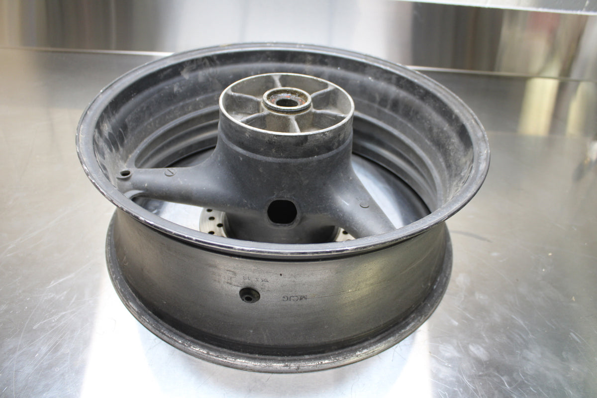 02-03 HONDA CBR954RR REAR WHEEL BACK RIM & DISC BB497