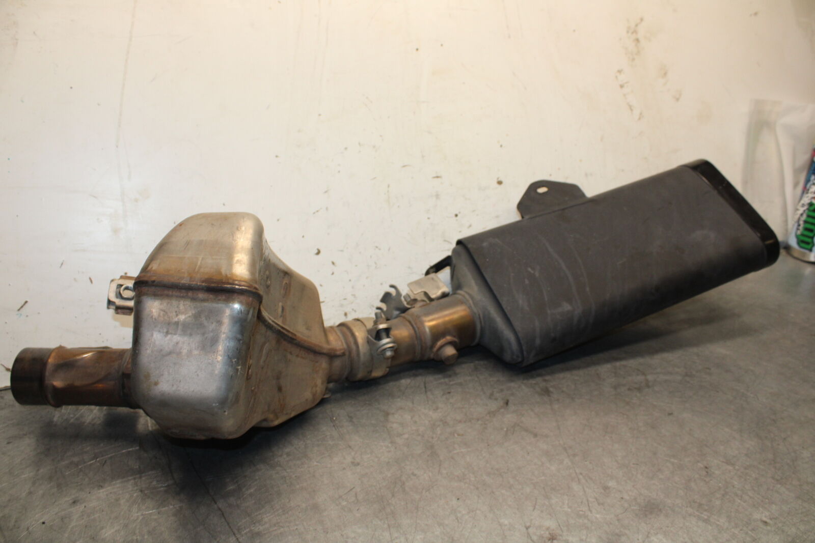 13-18 KAWASAKI NINJA ZX6R EXHAUST PIPE MUFFLER SLIP ON CAN SILENCER BB682