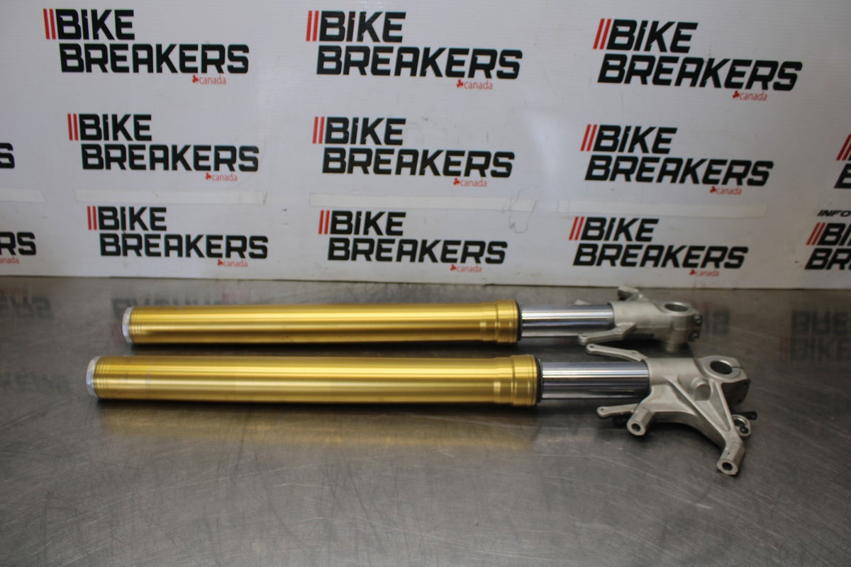 16 APRILIA TUONO V4 1100 FRONT FORKS SHOCK SUSPENSION SET PAIR BB905