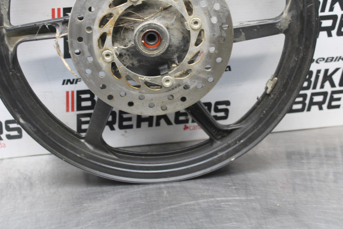 08 HONDA CBR125R REAR WHEEL BACK RIM & ROTOR BB804