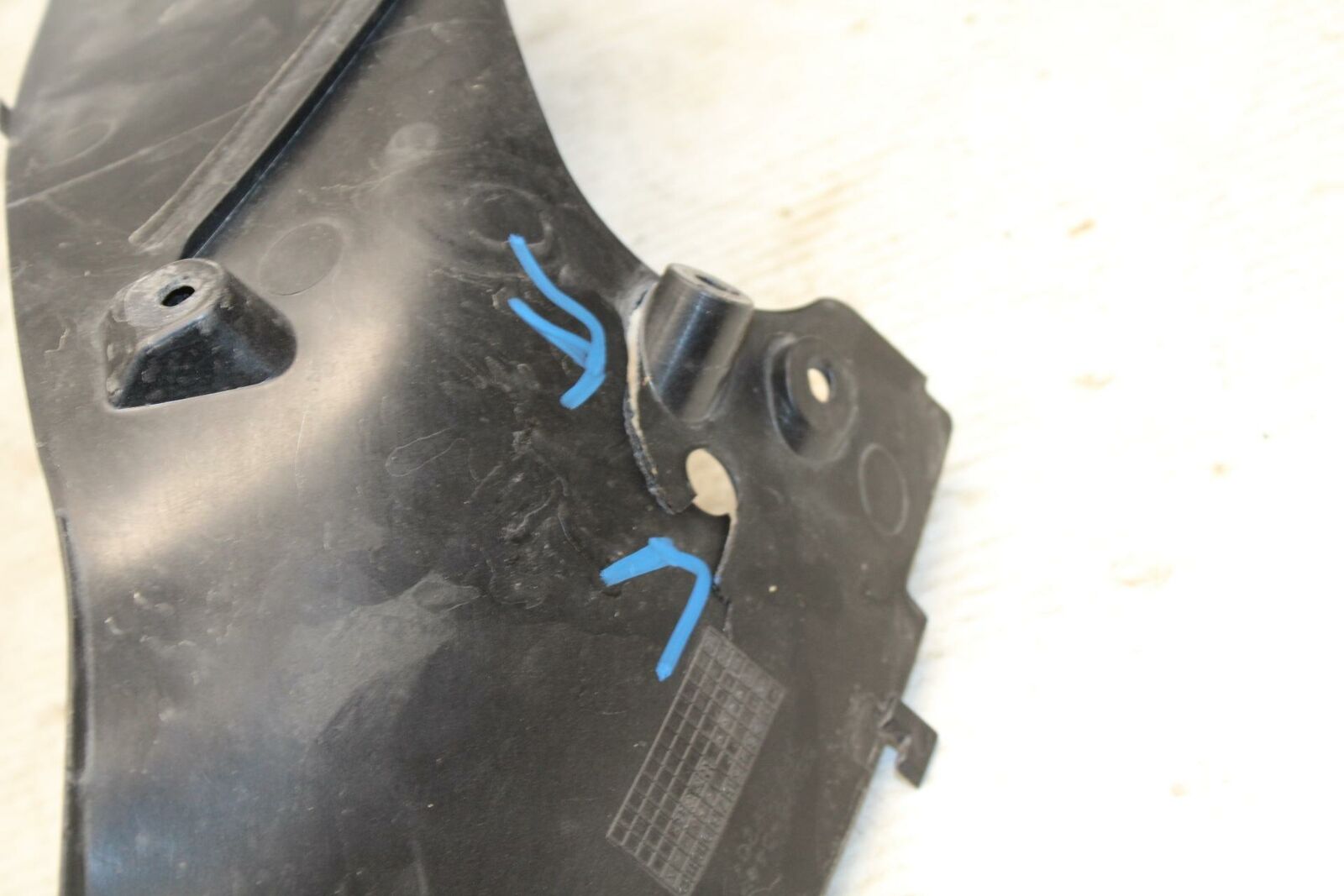 13-18 KAWASAKI NINJA ZX6R RIGHT LEFT INNER FAIRINGS COWLS PANELS TRIMS BB304