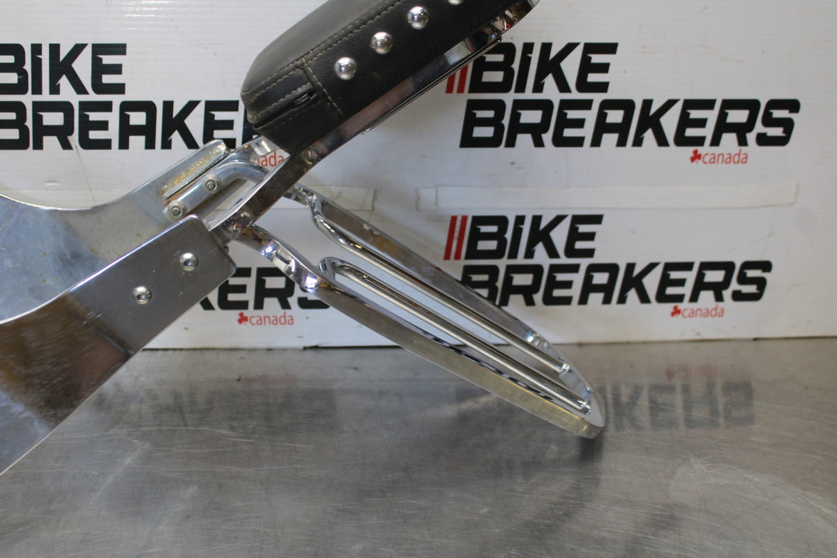 08 YAMAHA V STAR 1100 XVS1100AW CLASSIC BACK REST SISSY BAR BB916