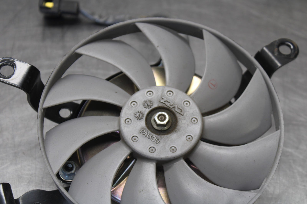 08-16 YAMAHA YZF R6 RIGHT ENGINE RADIATOR COOLING FAN MOTOR BB929