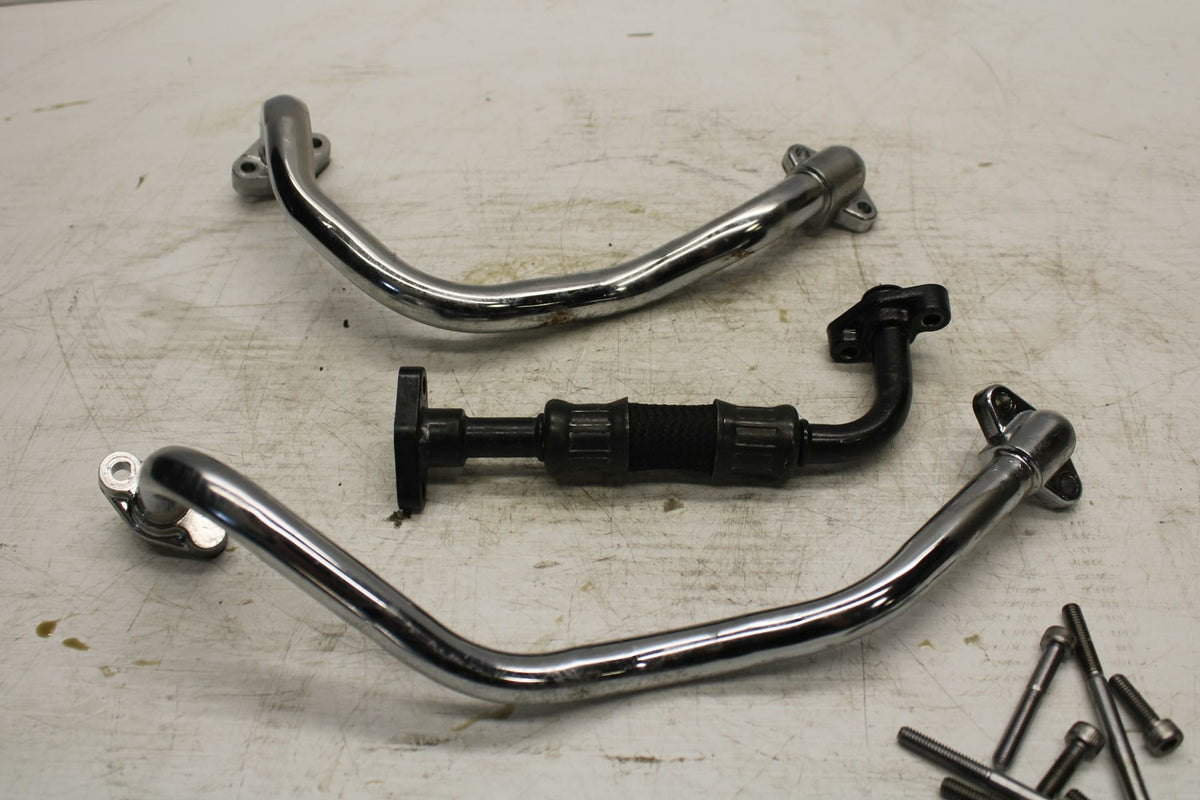 06 YAMAHA ROAD STAR XV1700PC WARRIOR  ENGINE MOTOR OIL COOLER HOSES  BB262