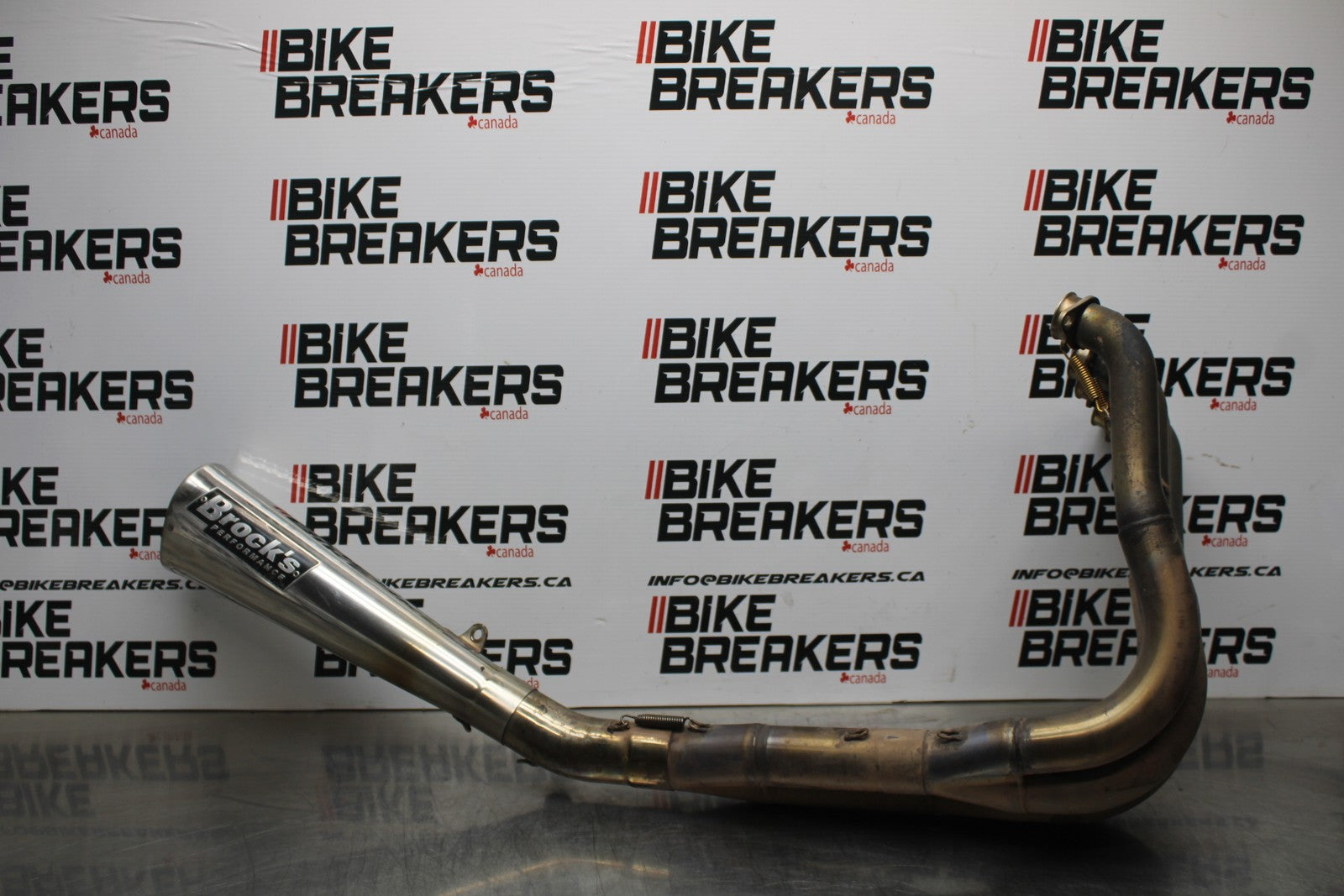 08 KAWASAKI NINJA ZX10R BROCKS FULL EXHAUST SYSTEM HEADERS PIPE MUFFLER BB201