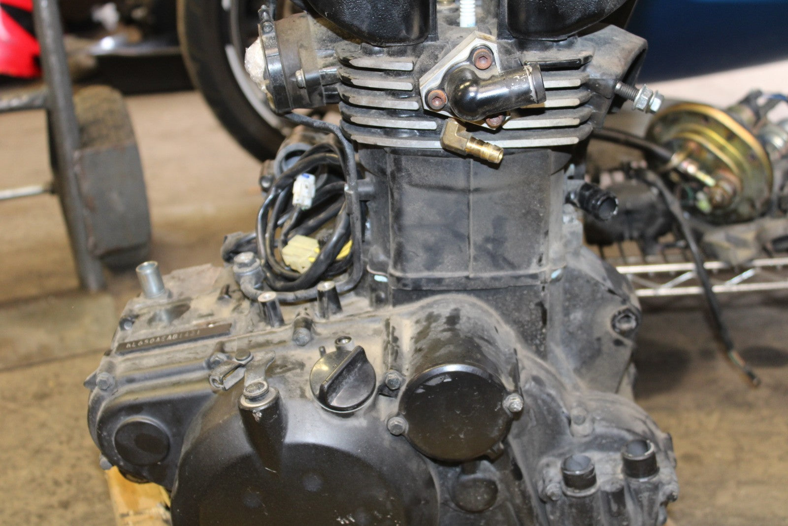 08-18 KAWASAKI KLR650 ENGINE MOTOR BB183