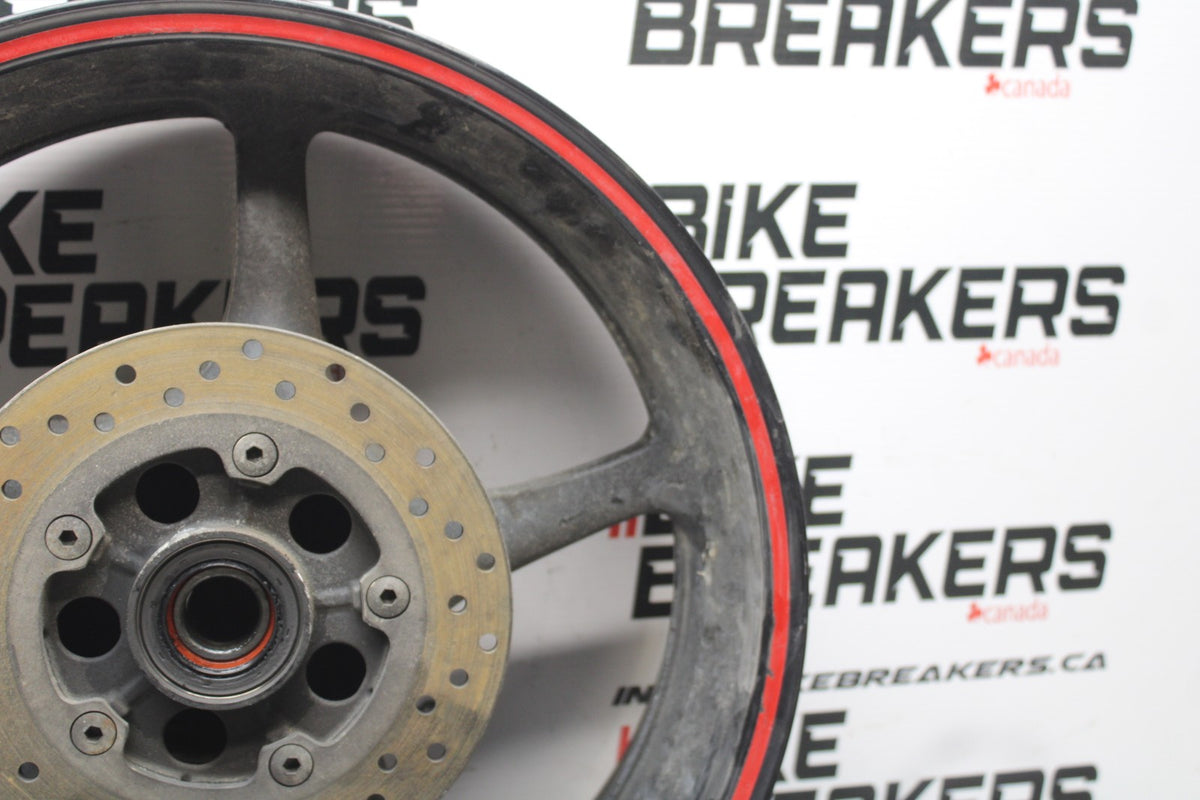 05 YAMAHA YZF R6 REAR WHEEL BACK RIM & ROTOR BB814