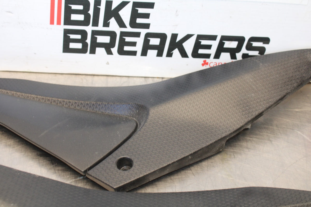 24 APRILIA TUONO V4 1100 FACTORY ABS RIGHT LEFT GAS FUEL TANK PANEL COVERS BB887