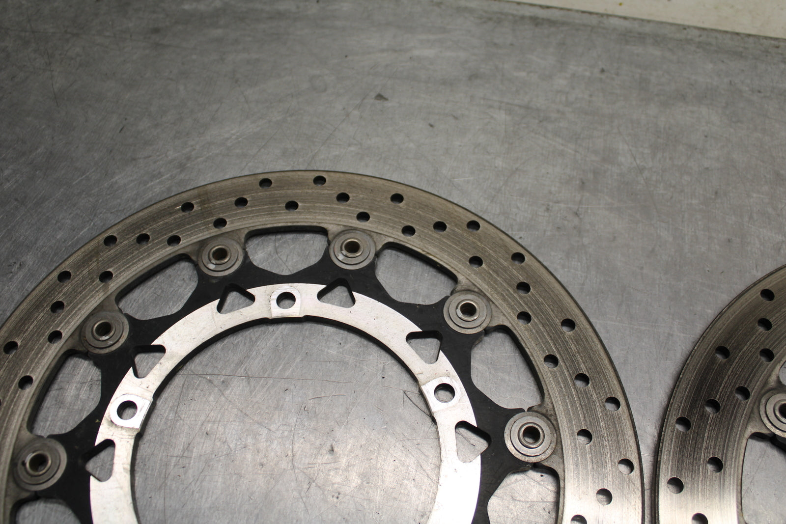 03-05 YAMAHA YZF R6  FRONT LEFT RIGHT BRAKE ROTORS DISCS BB132