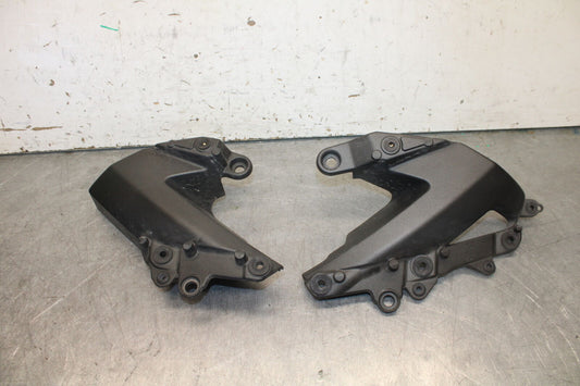 09-12 KAWASAKI NINJA ZX6R RIGHT LEFT MID UPPER SIDE FAIRING COWL PLASTIC BB698