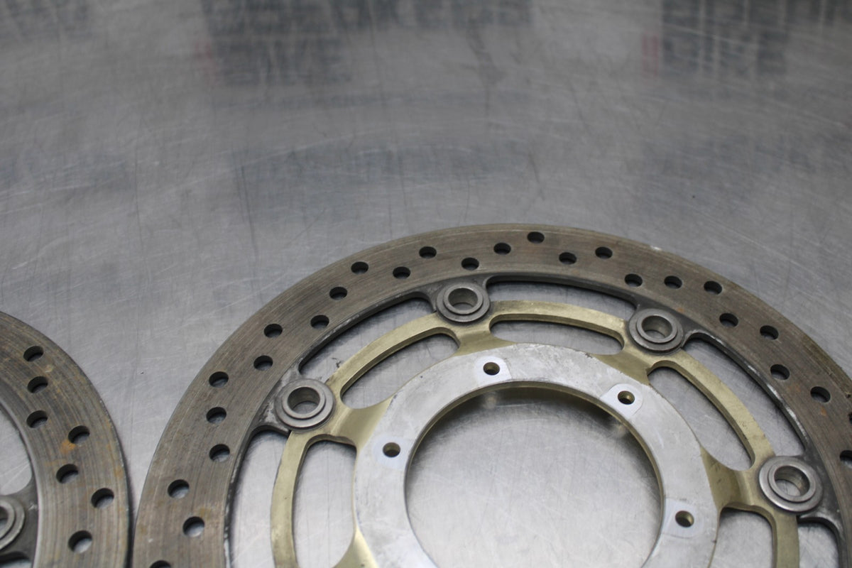 01-06 HONDA CBR600F4I FRONT LEFT RIGHT BRAKE ROTORS DISCS BB778