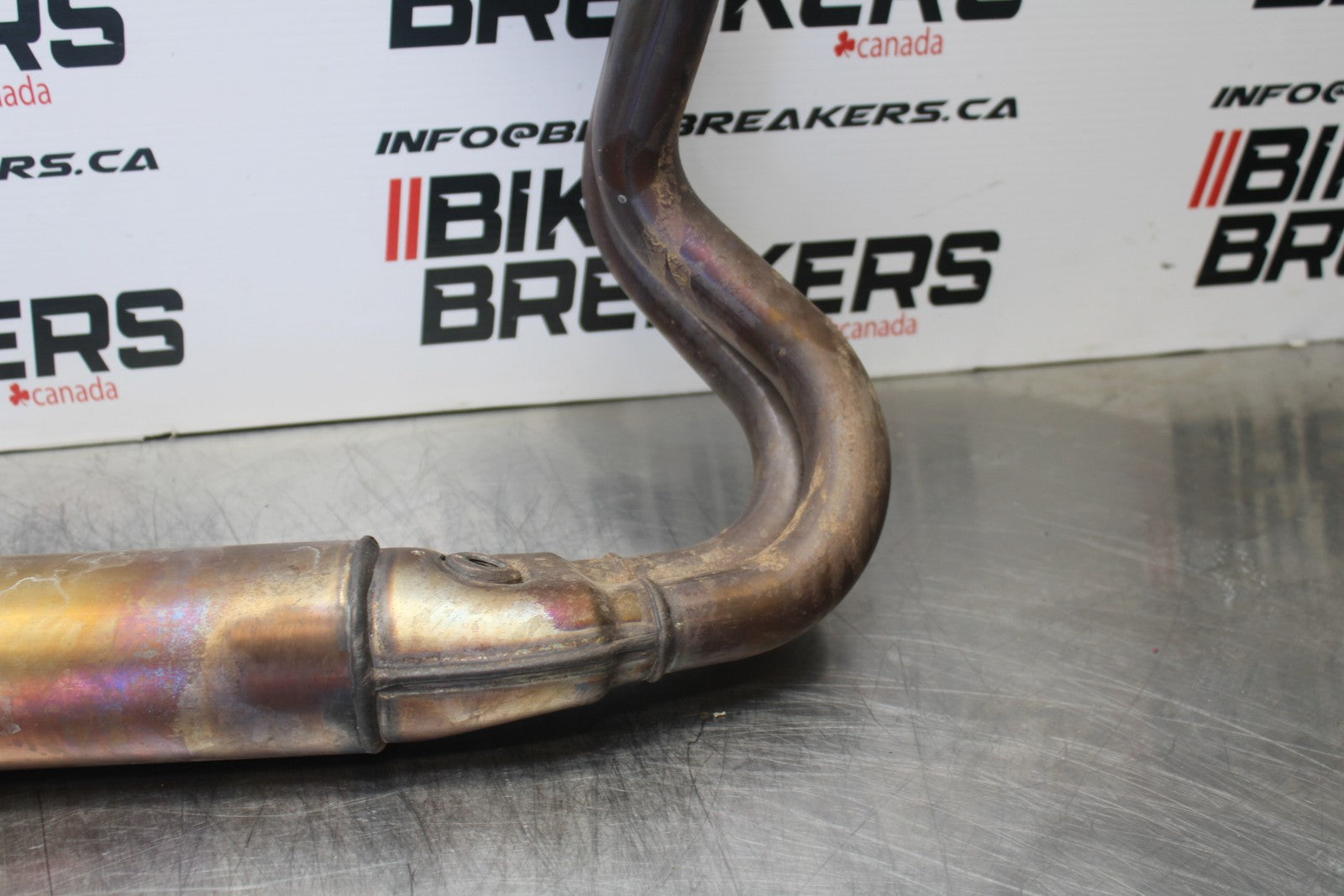 18-23 KAWASAKI NINJA 400 EX400 ABS EXHAUST HEADER PIPES MANIFOLD BB192