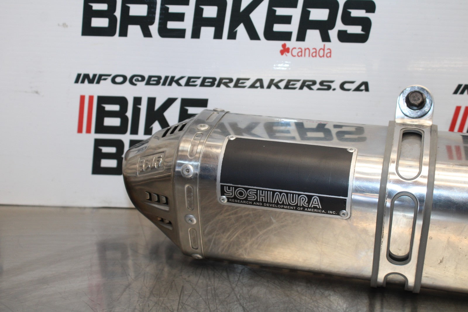08-10 SUZUKI GSXR 600 YOSHIMURA EXHAUST PIPE MUFFLER SLIP ON CAN SILENCER BB202