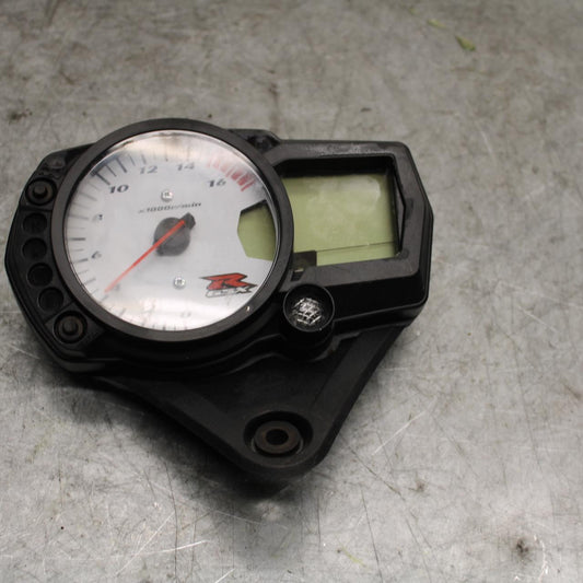 06-07 SUZUKI GSXR750 SPEEDO TACH GAUGES DISPLAY CLUSTER SPEEDOMETER BB543#B