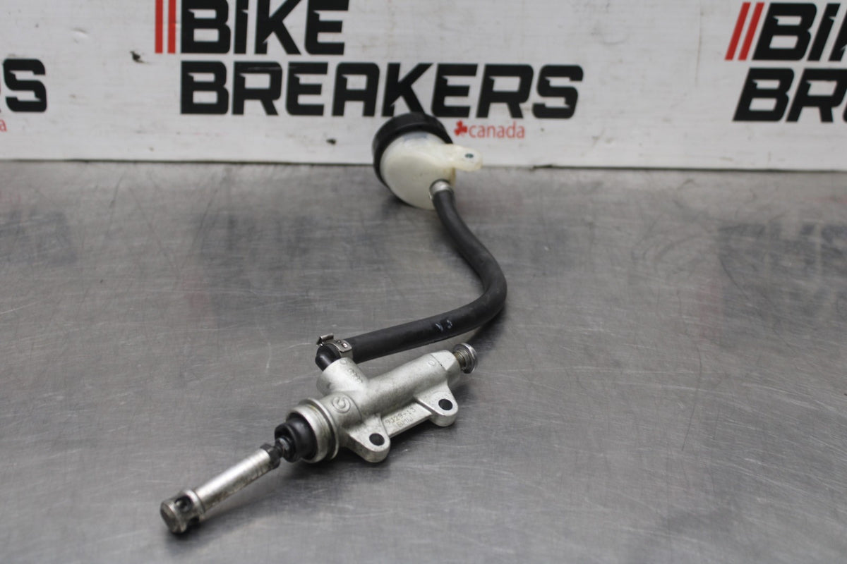 10-11 BMW S1000RR REAR BACK BRAKE MASTER CYLINDER W RESERVOIR BB941