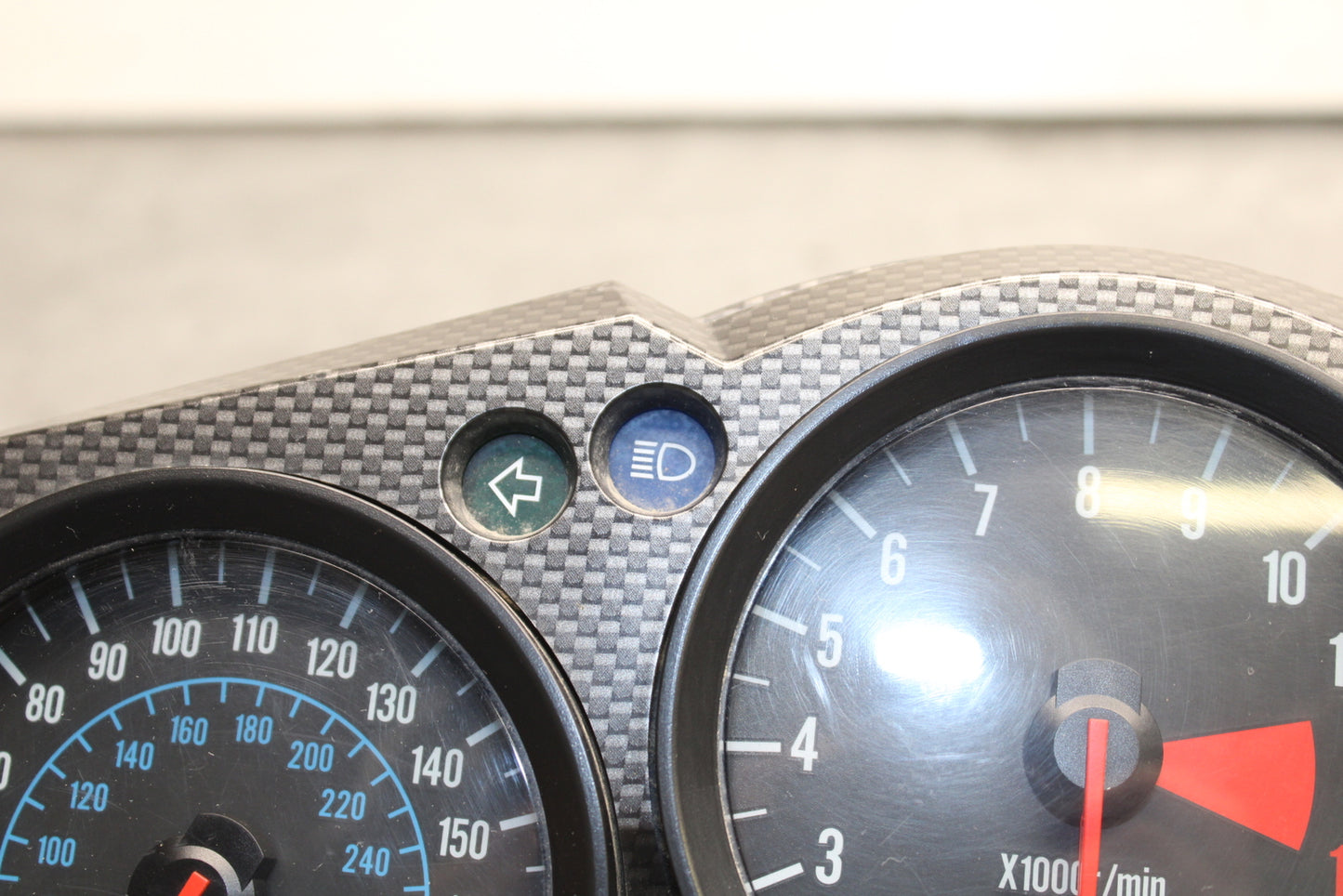 00-05 KAWASAKI NINJA ZX12R SPEEDO TACH GAUGES DISPLAY CLUSTER SPEEDOMETER BB121