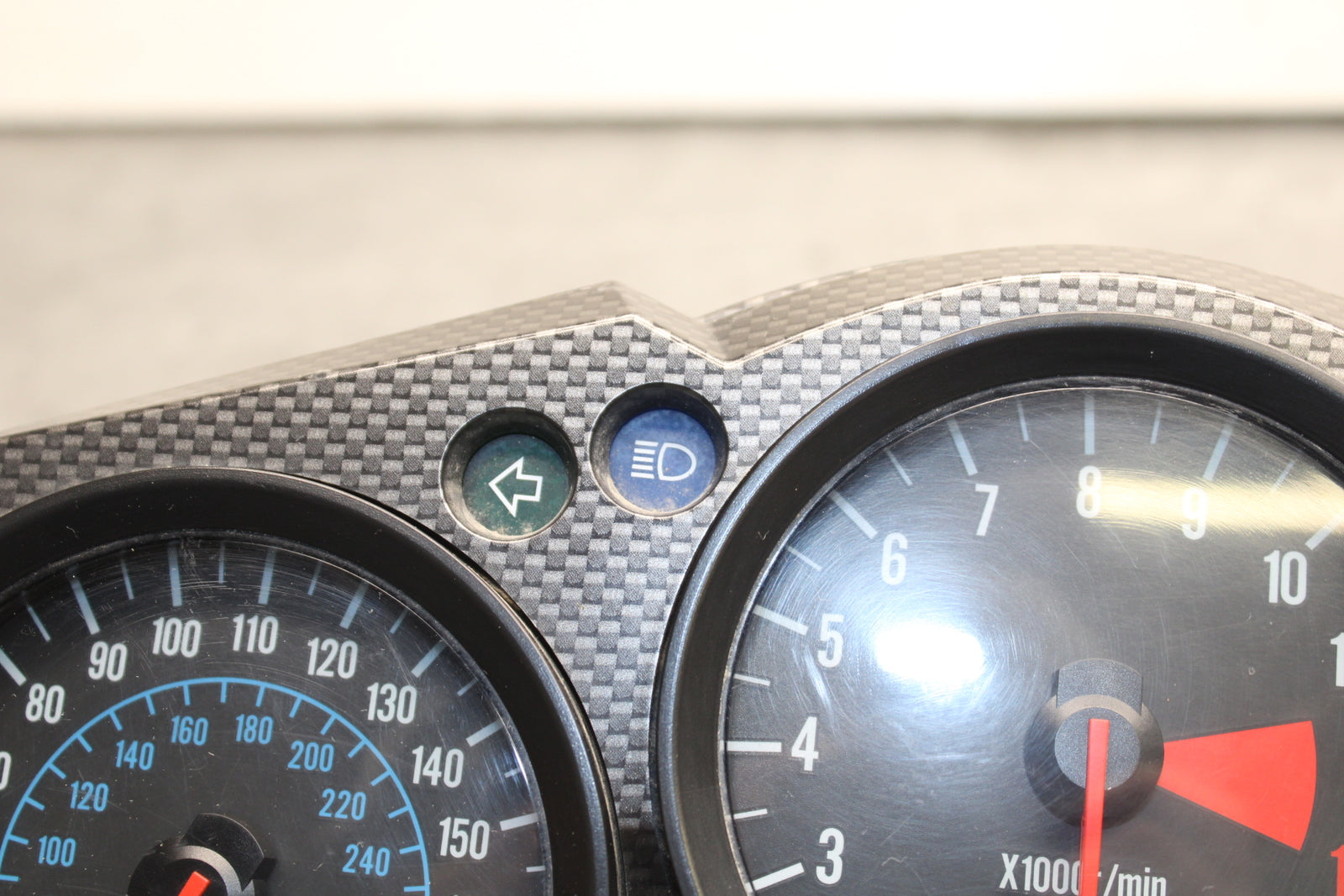 00-05 KAWASAKI NINJA ZX12R SPEEDO TACH GAUGES DISPLAY CLUSTER SPEEDOMETER BB121