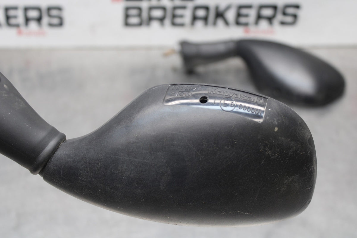 98 KAWASAKI NINJA ZX6 REAR VIEW MIRROR SET PAIR MIRRORS BB870