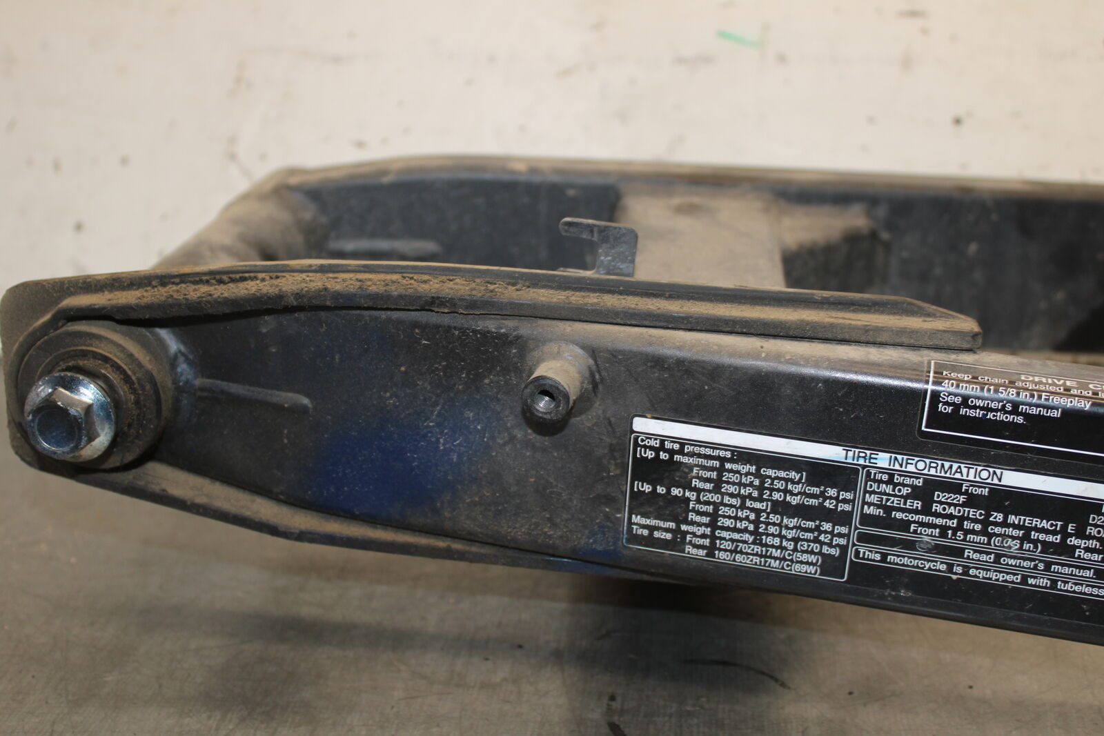13-15 HONDA CBR500R REAR SWINGARM BACK SUSPENSION SWING ARM 52200-MGZ-J00 BB704