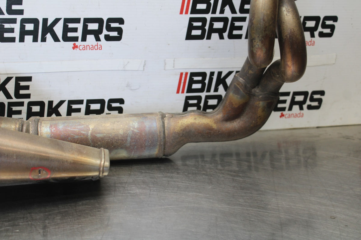 23 KAWASAKI NINJA 650 EX650 FULL EXHAUST SYSTEM HEADERS PIPE MUFFLER BB920