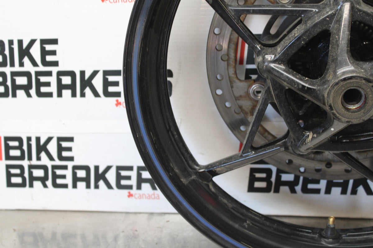 24-25 KAWASAKI NINJA 500 ABS FRONT WHEEL FRONT RIM & ROTOR BB899