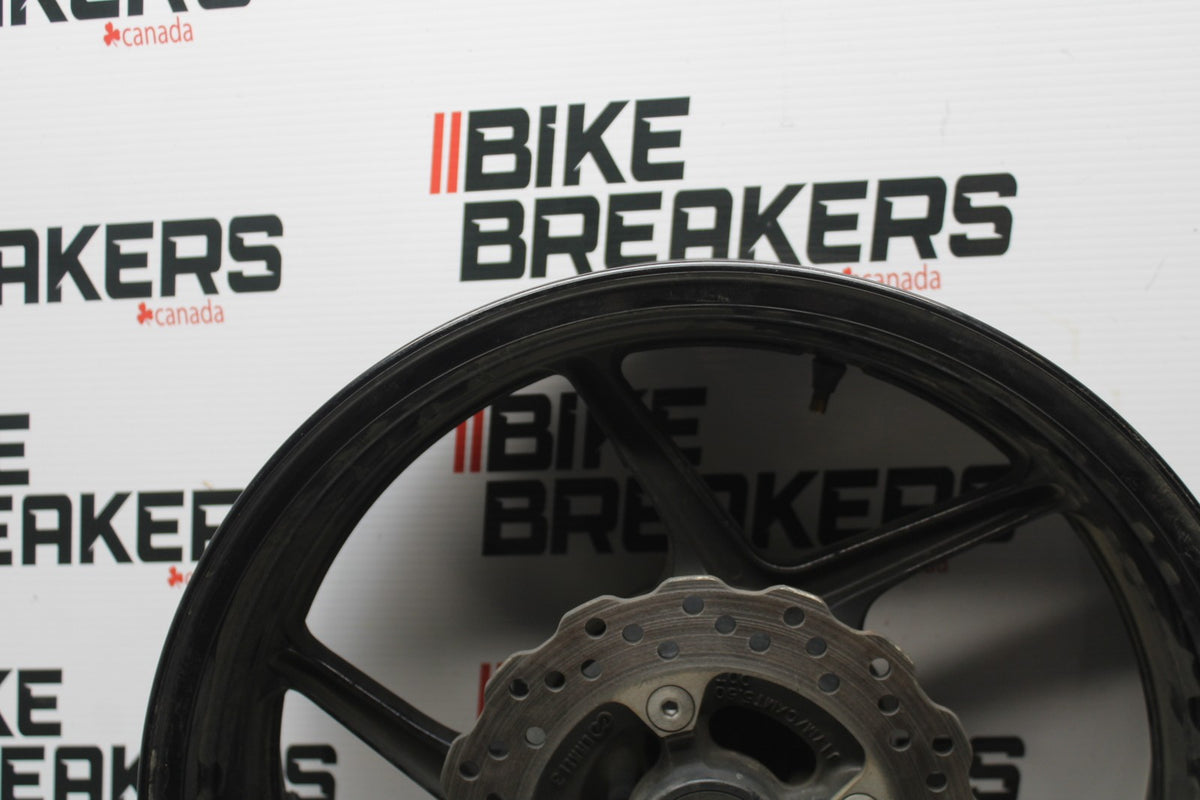 07-08 KAWASAKI NINJA ZX6R REAR WHEEL BACK RIM & ROTOR BB199