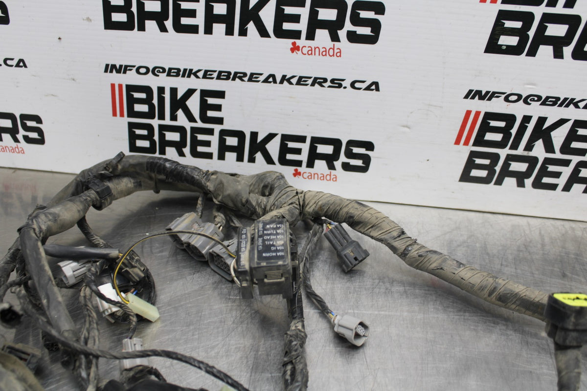 07 KAWASAKI NINJA 650 EX650 MAIN ENGINE WIRING HARNESS MOTOR WIRE LOOM BB844