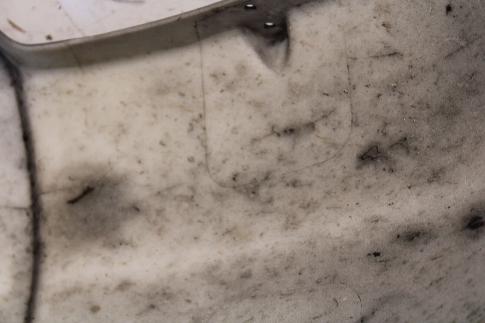 09-12 KAWASAKI NINJA ZX6R ZX600R FRONT WHEEL FENDER FAIRING 35004-0118-234 BB656