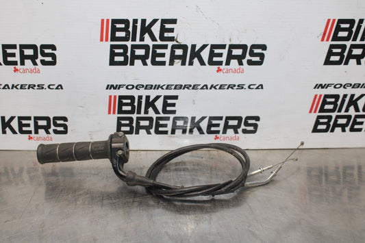 98 KAWASAKI NINJA ZX6 THROTTLE CABLE HOUSING & CABLES LINES BB870