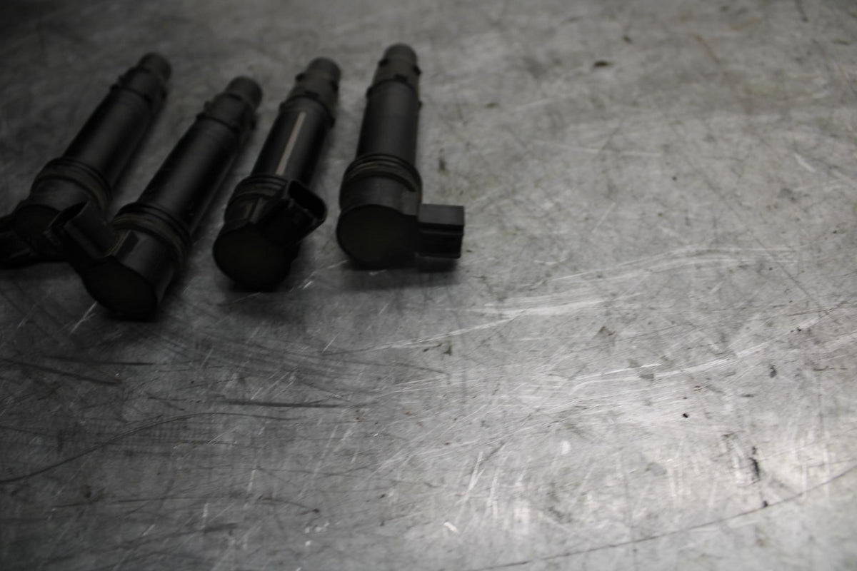 2009 Kawasaki Ninja ZX6R ZX600R IGNITION COILS COIL SPARK PLUG CAPS BB538