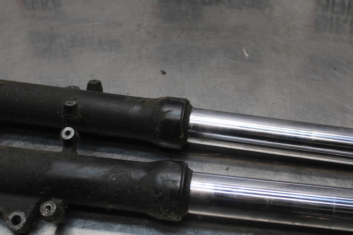 99 KAWASAKI NINJA ZX9R FRONT FORKS SHOCK SUSPENSION SET PAIR BB05