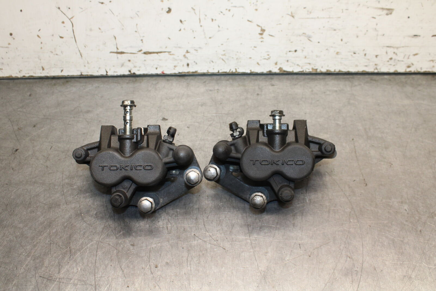 14-15 KAWASAKI NINJA 650 EX650F ABS RIGHT LEFT FRONT BRAKE CALIPER PAIR BB741 